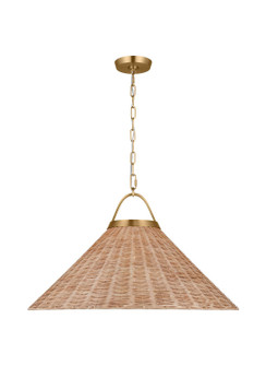 Whitby One Light Pendant in Burnished Brass (454|CP1431BBS)