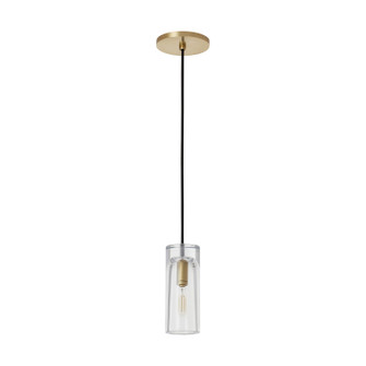 Horizon One Light Pendant in Natural Brass (182|SLPD277CNB)