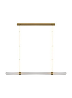 Langston LED Linear Chandelier in Plated Brass (182|AKLS28627BR)