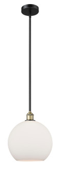 Edison One Light Mini Pendant in Black Antique Brass (405|616-1S-BAB-G121-12)