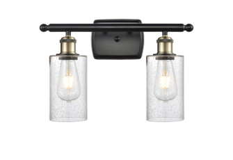 Ballston Two Light Bath Vanity in Black Antique Brass (405|516-2W-BAB-G804)