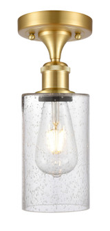 Ballston One Light Semi-Flush Mount in Satin Gold (405|516-1C-SG-G804)