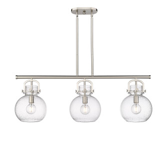 Downtown Urban Three Light Island Pendant in Satin Nickel (405|410-3I-SN-G410-10SDY)