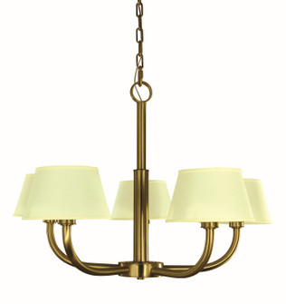 Emma Five Light Chandelier in Brushed Brass (8|5750 BR)