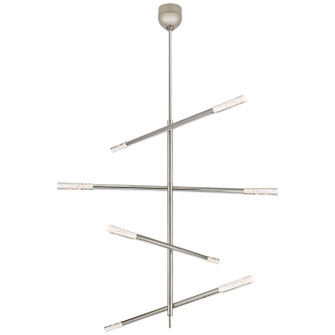 Rousseau LED Chandelier in Polished Nickel (268|KW 5593PN-ECG)