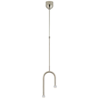 Rousseau LED Pendant in Polished Nickel (268|KW 5590PN-CG)
