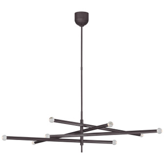 Rousseau LED Chandelier in Bronze (268|KW 5589BZ-CG)