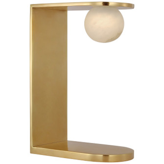Pertica LED Table Lamp in Mirrored Antique Brass (268|KW 3521MAB-ALB)