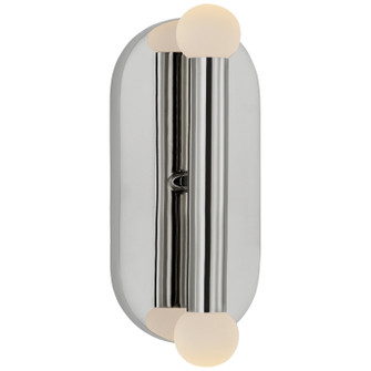 Rousseau LED Wall Sconce in Polished Nickel (268|KW 2282PN-ECG)