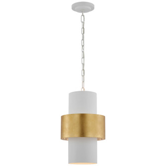 Chalmette LED Pendant in Plaster White and Gild (268|JN 5330PW/G)