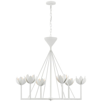 Alberto LED Chandelier in Plaster White (268|JN 5008PW)