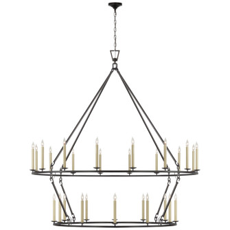 Darlana Ring LED Chandelier in Aged Iron (268|CHC 5278AI)
