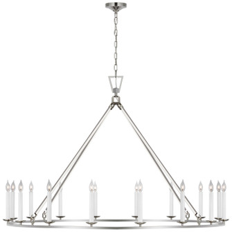 Darlana Ring LED Chandelier in Polished Nickel (268|CHC 5275PN)