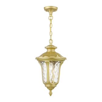 Oxford One Light Outdoor Pendant in Soft Gold (107|7854-33)