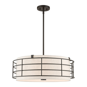 Blanchard Five Light Pendant Chandelier in English Bronze (107|55115-92)