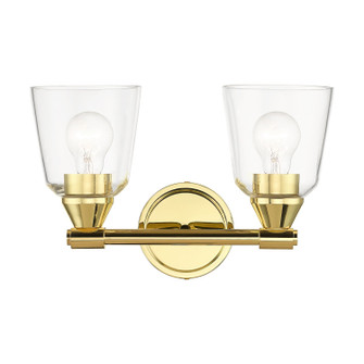 Catania Two Light Vanity Sconce in Polished Brass (107|16782-02)