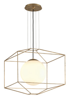 Silhouette One Light Chandelier in Gold Leaf (67|F5215-GL)