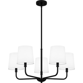 Gallagher Five Light Chandelier in Matte Black (10|GGR5028MBK)