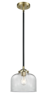Nouveau LED Mini Pendant in Black Antique Brass (405|284-1S-BAB-G72-LED)