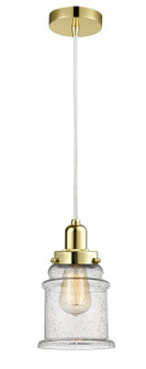 Whitney One Light Mini Pendant in Gold (405|100GD-10W-0H-GD-G184)