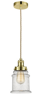 Edison One Light Mini Pendant in Gold (405|100GD-10RE-1H-GD-G184)