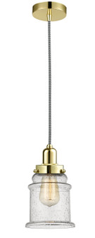 Whitney One Light Mini Pendant in Gold (405|100GD-10BW-0H-GD-G184)