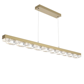 Tessera LED Linear in Gilded Brass (404|PLB0087-60-GB-TE-CA1-L3)