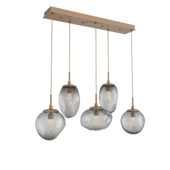 Cosmos LED Pendant in Novel Brass (404|PLB0069-05-NB-GS-C01-L1)