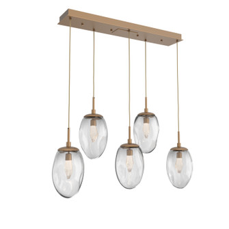 Meteo LED Pendant in Novel Brass (404|PLB0067-05-NB-GC-C01-L1)