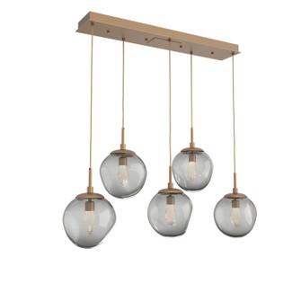 Aster LED Pendant in Novel Brass (404|PLB0066-05-NB-GS-C01-L3)