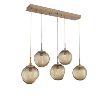 Aster LED Pendant in Novel Brass (404|PLB0066-05-NB-GB-C01-L1)