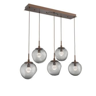 Aster LED Pendant in Burnished Bronze (404|PLB0066-05-BB-ZS-C01-L1)