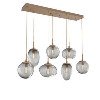 Cosmos Seven Light Pendant in Novel Brass (404|PLB0065-07-NB-S-C01-E2)