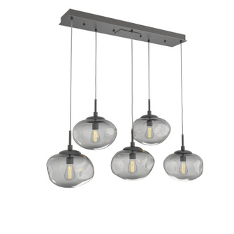 Nova Five Light Pendant in Graphite (404|PLB0064-05-GP-S-C01-E2)