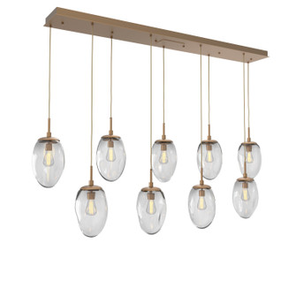 Meteo Nine Light Pendant in Novel Brass (404|PLB0063-09-NB-C-C01-E2) Meteo Nine Light Pendant in Novel Brass (404|PLB0063-09-NB-C-C01-E2)