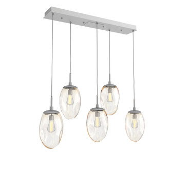 Meteo Five Light Pendant in Classic Silver (404|PLB0063-05-CS-A-C01-E2)