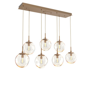 Aster Seven Light Pendant in Novel Brass (404|PLB0062-07-NB-A-C01-E2)