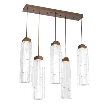 Ledgestone LED Pendant in Burnished Bronze (404|PLB0056-05-BB-LC-C01-L1)