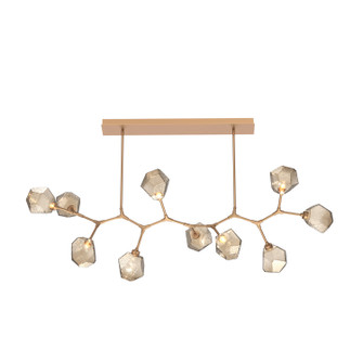 Gem LED Branch in Novel Brass (404|PLB0039-BC-NB-B-001-L3)