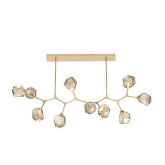 Gem LED Branch in Gilded Brass (404|PLB0039-BC-GB-B-001-L3)