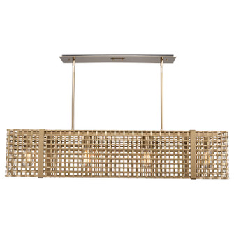 Tweed Four Light Linear Suspension in Classic Silver (404|PLB0037-65-CS-0-001-E2)