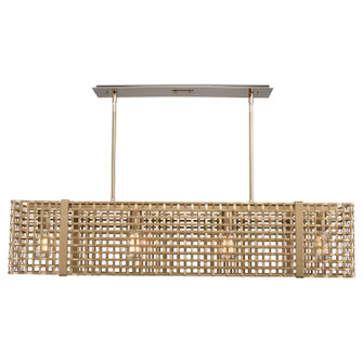 Tweed Four Light Linear Suspension in Classic Silver (404|PLB0037-45-CS-0-001-E2)