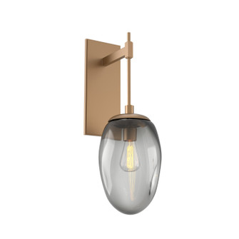 Meteo One Light Wall Sconce in Novel Brass (404|IDB0063-23-NB-S-E2)