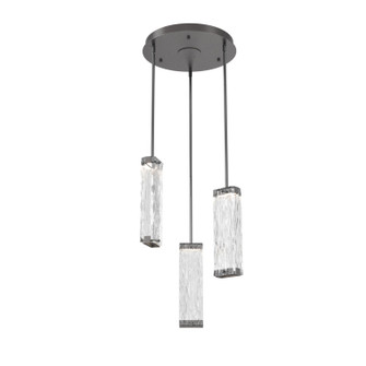Tabulo LED Pendant in Graphite (404|CHB0090-03-GP-TT-001-L3)