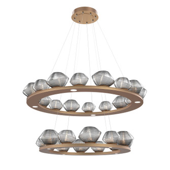 Mesa LED Chandelier in Novel Brass (404|CHB0089-2B-NB-S-CA1-L3)