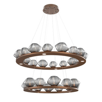 Mesa LED Chandelier in Burnished Bronze (404|CHB0089-2B-BB-S-CA1-L3)