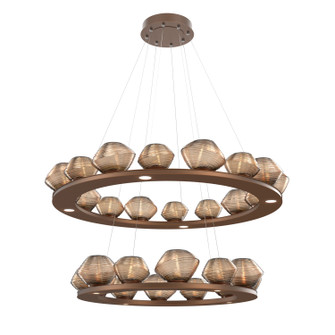 Mesa LED Chandelier in Burnished Bronze (404|CHB0089-2B-BB-B-CA1-L1)