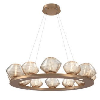 Mesa LED Chandelier in Novel Brass (404|CHB0089-0C-NB-A-CA1-L3)