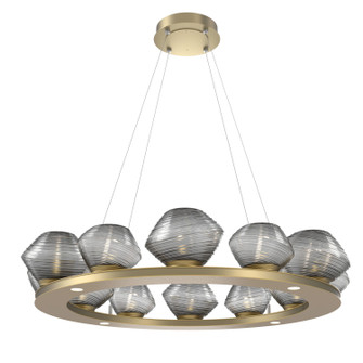 Mesa LED Chandelier in Gilded Brass (404|CHB0089-0C-GB-S-CA1-L1)