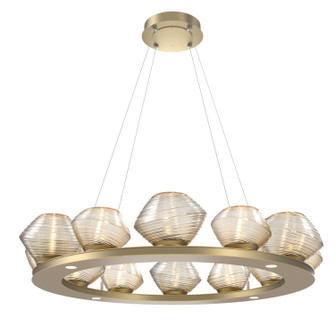 Mesa LED Chandelier in Gilded Brass (404|CHB0089-0C-GB-A-CA1-L3)